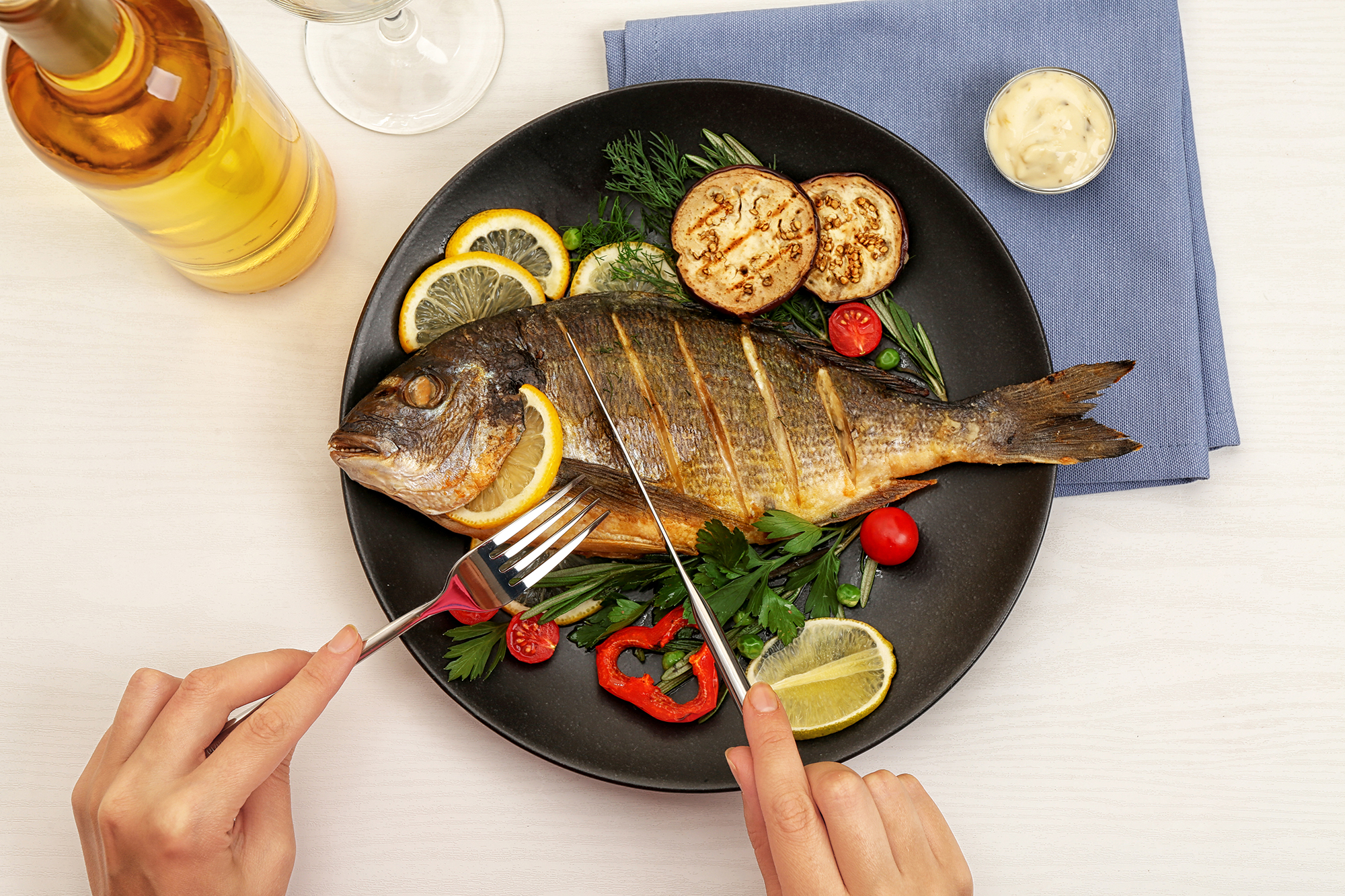 O peixe é uma ótima fonte de proteína de alta qualidade